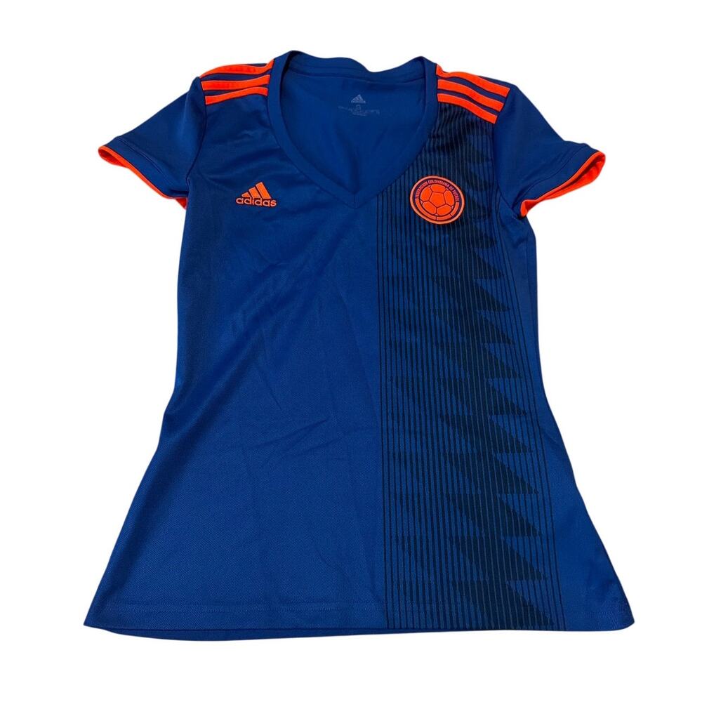 Adidas Colombia 2018 World Cup Away Soccer Jersey Women's Small BR3491